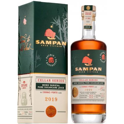 Distillerie D'Indochine Sampan Cognac Porto cask, 45%, 0,7l