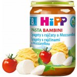 HiPP Bio Rajčata se špagetami a mozzarellou PASTA BAMBINI bezmasý 3 x 220 g – Sleviste.cz