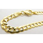 Klenoty Budín Pánský mohutný řetízek ze žlutého zlata HK6261 – Zboží Dáma