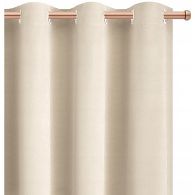 Závěs Flying béžový zatemňovací 140x250 cm polyester na kroužcích – Hledejceny.cz