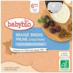 Babybio Svačinka z ovčího mléka švestka 4 x 340 g 85 g