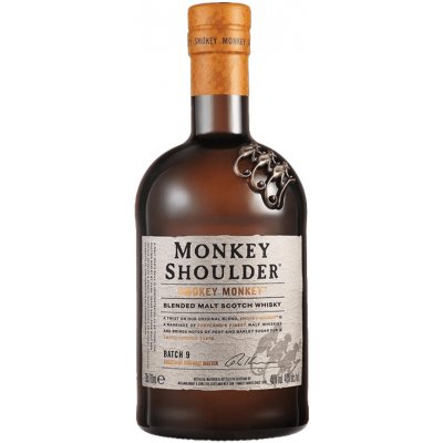 Monkey Shoulder Smokey monkey 40% 0,7 l (holá láhev) – Zboží Mobilmania