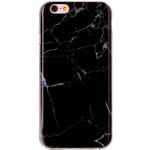 Pouzdro AppleKing ochranné plastové Apple iPhone 6 / 6S - černé mramor – Zboží Mobilmania