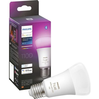 Philips Chytrá žárovka Hue Bluetooth 9W, E27, White and Color Ambiance – Hledejceny.cz