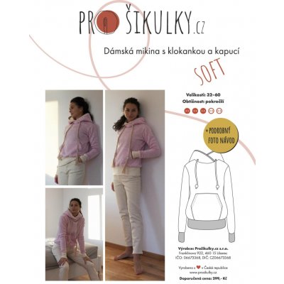 Dámská mikina SOFT | 32 - 60 - Česky – Sleviste.cz