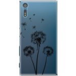 Pouzdro iSaprio - Three Dandelions Sony Xperia XZ2 Compact černé – Hledejceny.cz