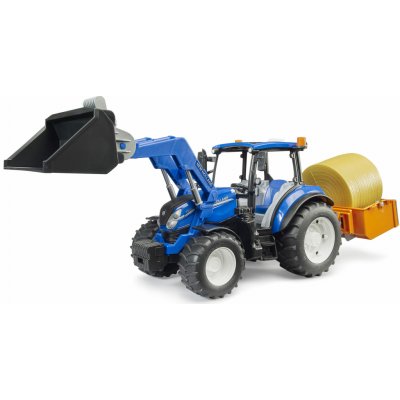 Bruder 2187 New Holland T5.120 s čelním nakladačem, sklápěcím boxem a vidlemi – Zboží Dáma