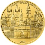 Česká mincovna Zlatá mince 5000 Kč Město Hradec Králové Standard 1/2 oz – Zboží Mobilmania