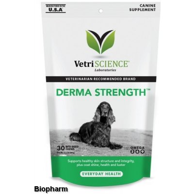 VetriScience Derma Strenght podp.kůže psi 60 g