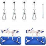 vidaXL houpačky s lany 2 ks. modrá 38 x 16 cm – Sleviste.cz