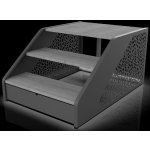 Hanscraft Poolex Wood Schůdky šedé 173114 – Zboží Dáma