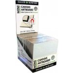 Šepsované plátno s magnetem mini rozměrů 6,5 / 6,5 cm s magnetem 6,5 / 6,5 cm: deska – Sleviste.cz