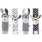 Černá na bílé s.r.o. Kontrastní ponožky a náramky KRAVIČKA – Zboží Dáma