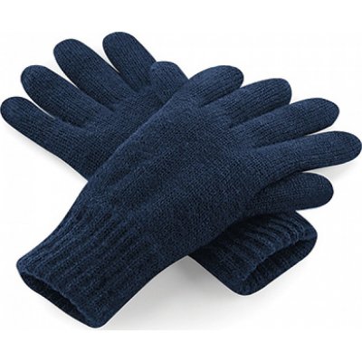 Beechfield klasické prstové rukavice s izolací Thinsulate modrá námořní – Zboží Mobilmania