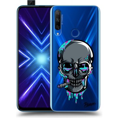 Pouzdro Picasee silikonové Honor 9X - EARTH - Lebka 3.0 čiré – Zboží Mobilmania