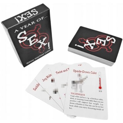 TO Hrací karty A YEAR OF SEX! SEXUAL POSITION CARDS – Zboží Dáma