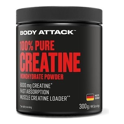 Body Attack 100% Pure Creatine 300 g – Zboží Dáma