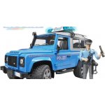 Bruder 2597 Policejní Land Rover Defender + policista a maják – Hledejceny.cz