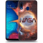 Pouzdro Picasee silikonové Samsung Galaxy A20e A202F - Nebula černé