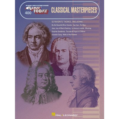 Classical Masterpieces E-Z Play Today Volume 400 pro klavír 1053002 – Zboží Mobilmania