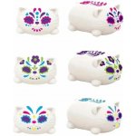 Schylling NeeDoh Mačkací Sugar Skull kočka svítící ve tmě – Zboží Mobilmania