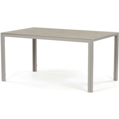 Autronic Zahradní stůl METRAXO 150x90 cm, kov, polywood, béžová – Hledejceny.cz