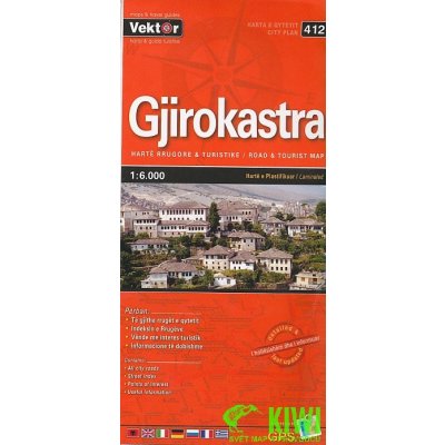 plán Gjirokastra 1:6 t. laminovaný