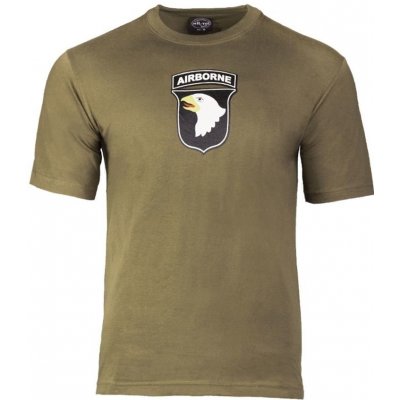 Tričko Mil-Tec krátký rukáv Airborne Olive – Zboží Dáma