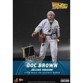 Back To The Future Movie Masterpiece 1/6 Doc Brown Deluxe Version 30 cm