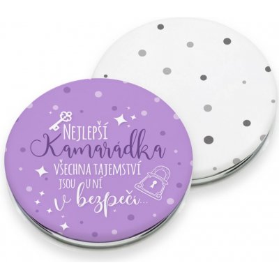 Nekupto DC7 Kapesní zrcátko Nejlepší kamarádka – Zboží Dáma