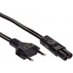 Akyga Napájecí kabel IEC C7 2pin 1.5m EU plug