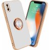 Pouzdro a kryt na mobilní telefon Apple Cadorabo Ochranné pouzdro pro Apple iPhone XS MAX Case v bílé barvě Kryt fotoaparátu Ochranný magnetický držák do auta