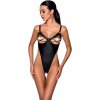 Dámské erotické body Celine Bodysuit Black Passion