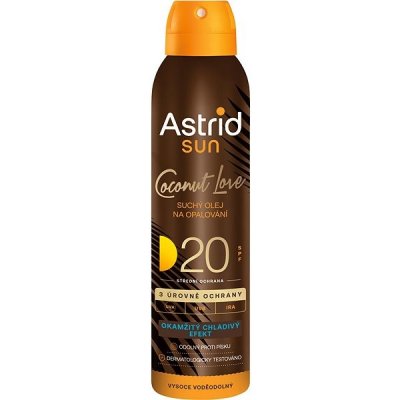 Astrid Suchý olej na opalování SPF 20 Sun 150 ml