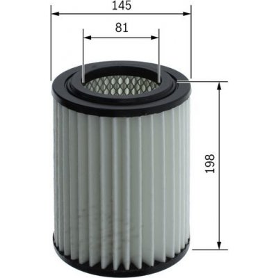 BOSCH F 026 400 665 Vzduchový filtr (F026400665) – Hledejceny.cz