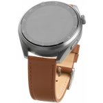 FIXED Leather Strap s šířkou 20mm pro smartwatch, hnědý FIXLST-20MM-BRW – Zboží Mobilmania