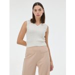 ORSAY Krémová dámská úpletová vesta – Zboží Dáma