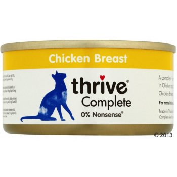 Thrive Complete Kuřecí prsa & krůtí 6 x 75 g