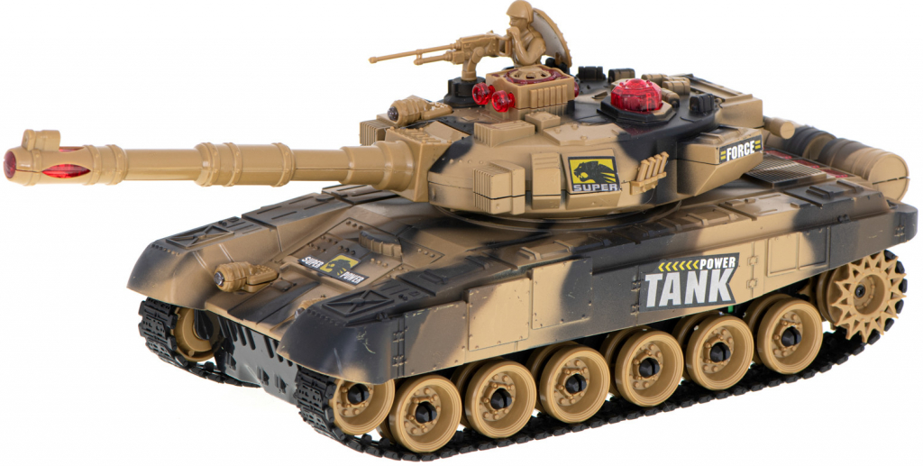 IQ models RC válečný tank T-80 No.9993 desert camo 2,4 GHz RTR 1:24