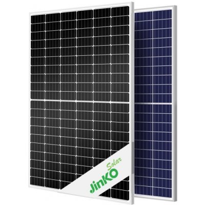 Jinko Solar Bifaciální fotovoltaický solární panel JKM550M-72HC-BDVP 550Wp stříbrný rám – Zboží Mobilmania