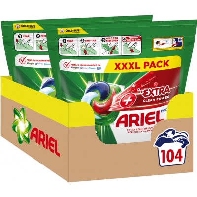 Ariel +Extra clean kapsle 104 PD – Zbozi.Blesk.cz