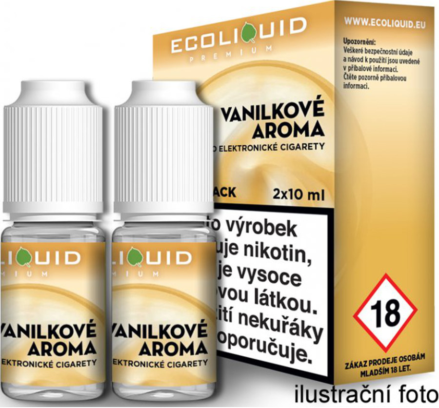 Ecoliquid Double Pack Vanilka 2 x 10 ml 6 mg od 89 Kč - Heureka.cz