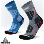 Moose LOPPET merino běžkařské ponožky modrá – Zboží Mobilmania