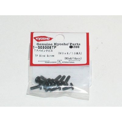 Kyosho Bind Head TP Screws M3x8mm 10 – Zbozi.Blesk.cz