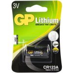 GP Lithium CR123A 1ks 1022000111 – Zboží Živě
