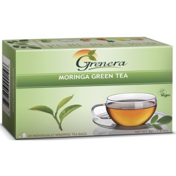 Grenera Moringa olejodárná Zelený čaj 20 nálevových sáčků