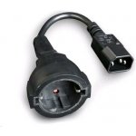 Gembird Power Adapter Cord IEC320 C14 -Schuko, M-F, 15cm – Zboží Živě