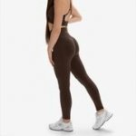 Exalted Eon Bezešvé Legíny 2.0 S Vysokým Pasem Cocoa Brown – Hledejceny.cz