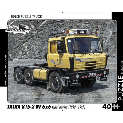 RETRO-AUTA TRUCK č.30 Tatra 815-2 NT 6x6 tahač návěsů 1982-1997 40 dílků – Zbozi.Blesk.cz