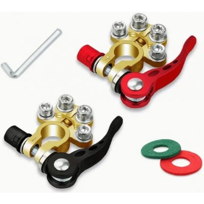 Svorky kontaktu baterie sada 2ks (+/-) RYCHLOUPÍNACÍ – Zboží Živě